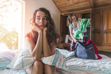 same-sex couple fighting